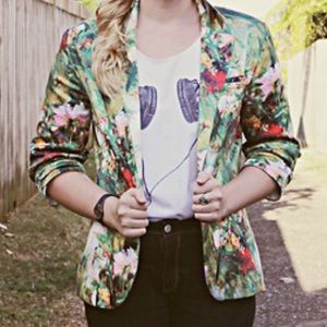 SunnyGirl floral blazer